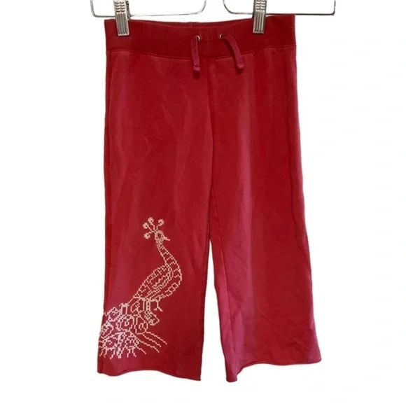 Vtg Y2K RARE lucky brand mommy & me matching embroidered sweatpants 4y M